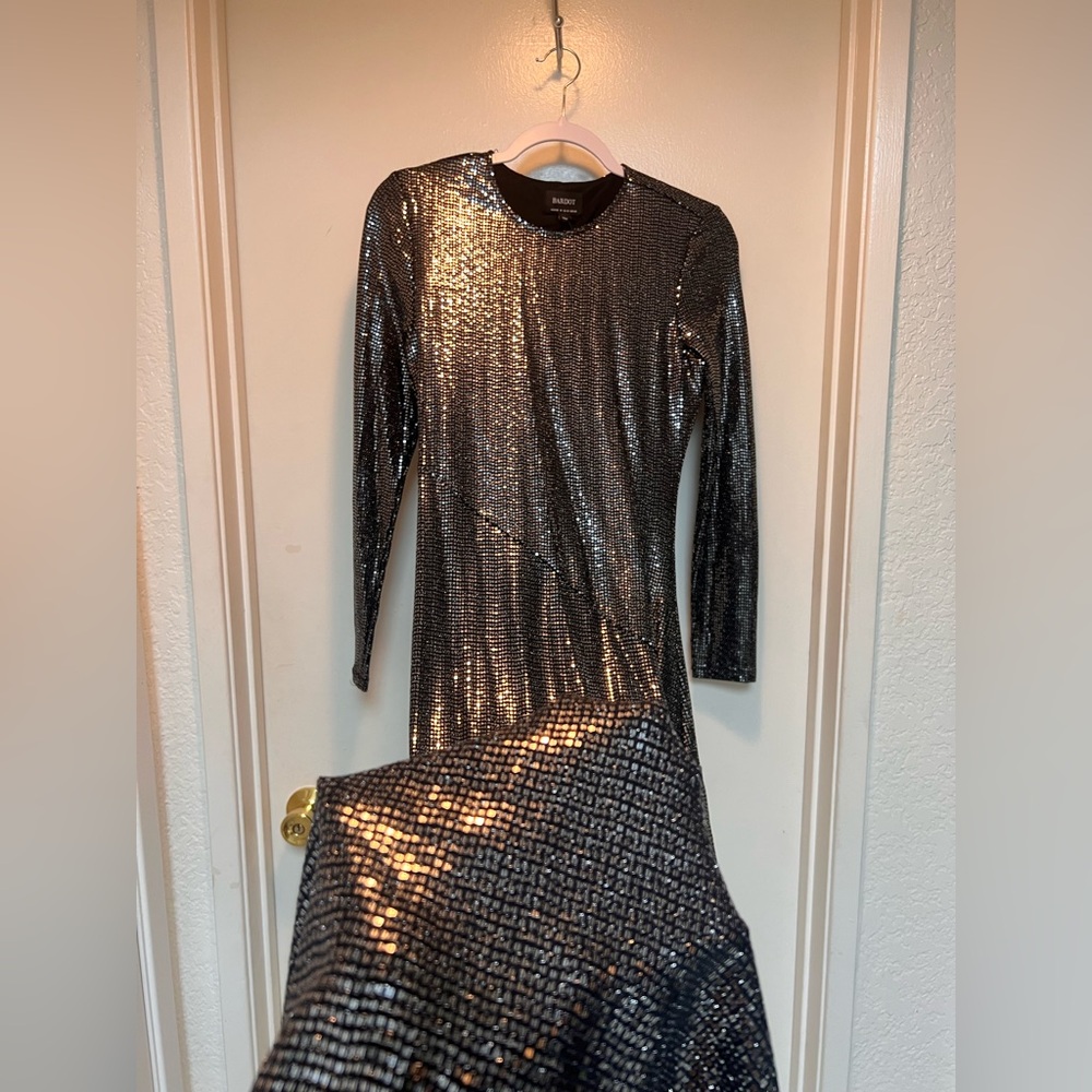COPY - Nordstrom Silver Sequin Dress